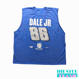 Vintage Nascar Dale Earnhardt Jr. Blue Sleevess Shirt- 3XL